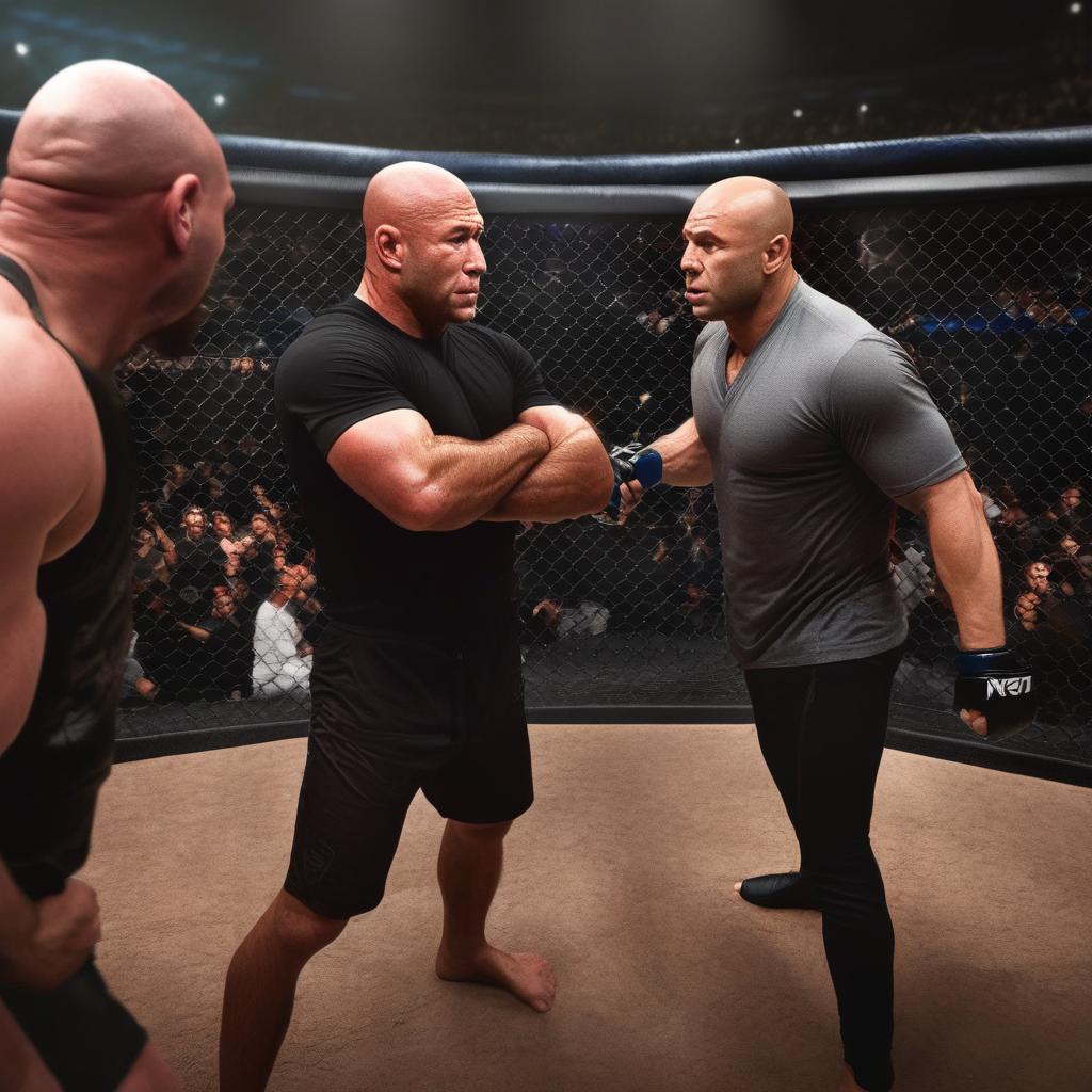 Epic Showdown: Alex Jones vs. Joe Rogan in the Cage