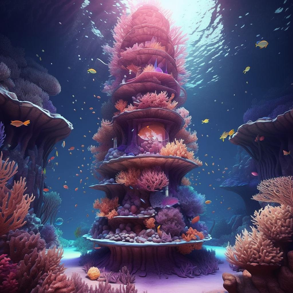 Dive Into a Colorful Underwater World: The Floating Mermaid Tower