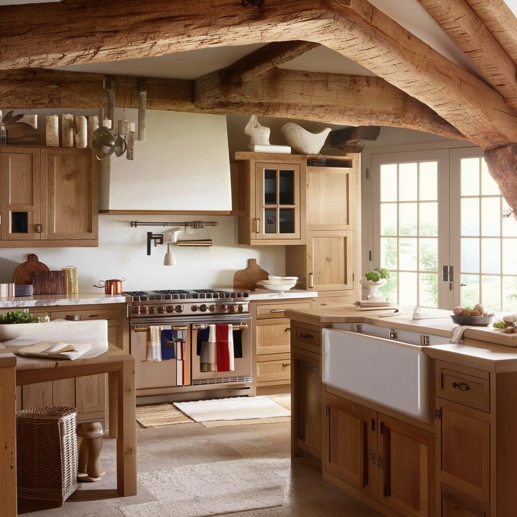 Charming Contemporary French Country Kitchen