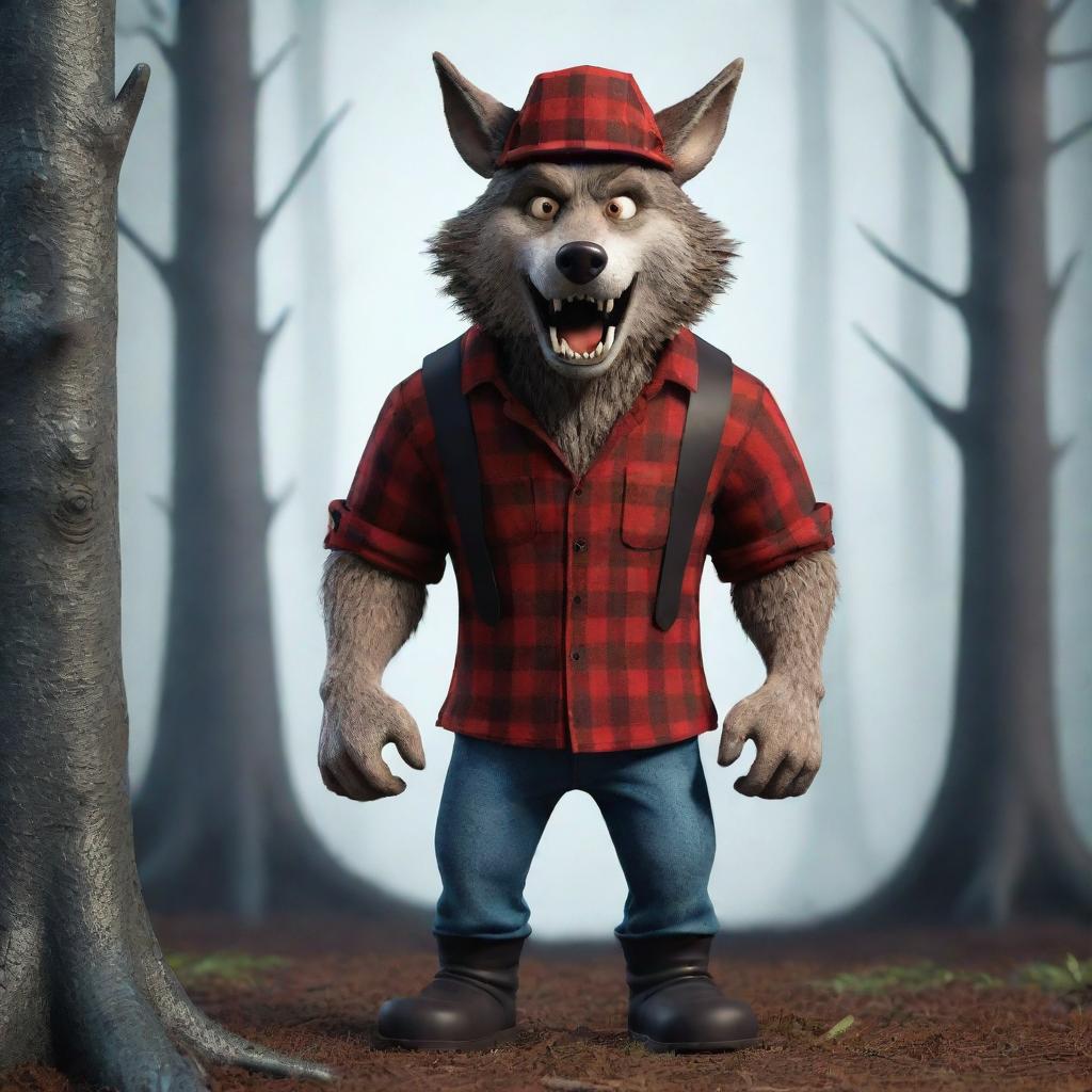 Furry Forestry: Lumberjack Wolf