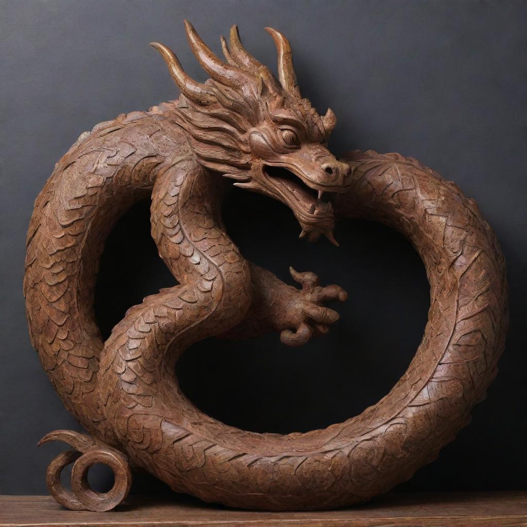 Mythical Naga Sculpture: Serpent of Southeast Asian Folklore