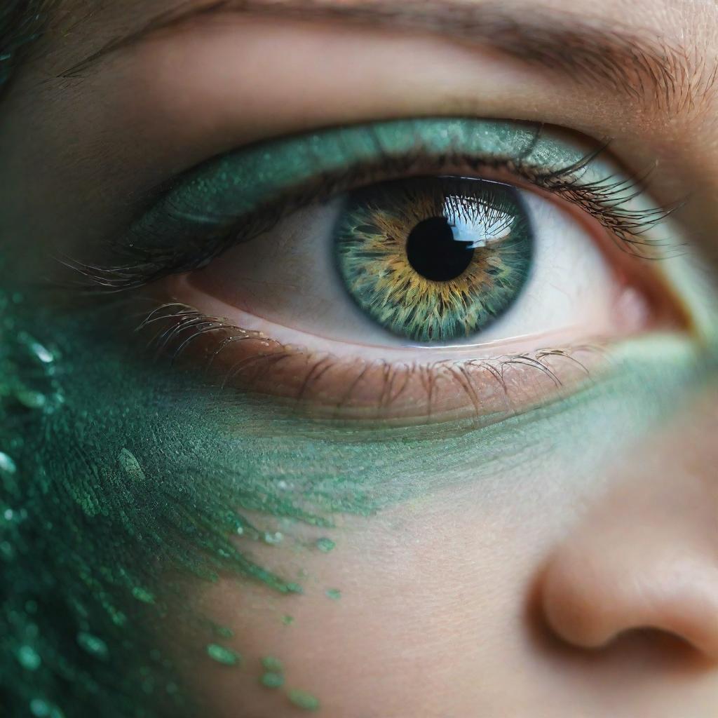 Enigmatic Gaze: A Profound Exploration of Emotion