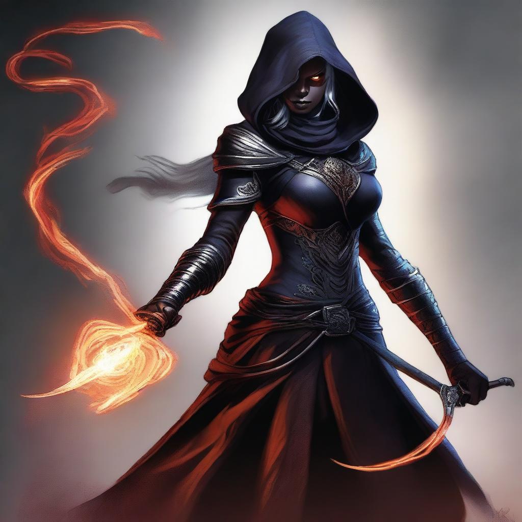 Enchanting Fury: Drow Assassin