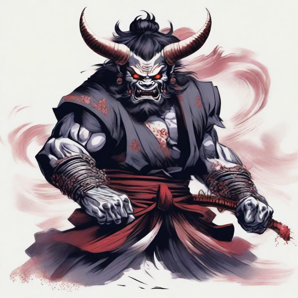 Oni Samurai Showdown: Demon vs Warrior