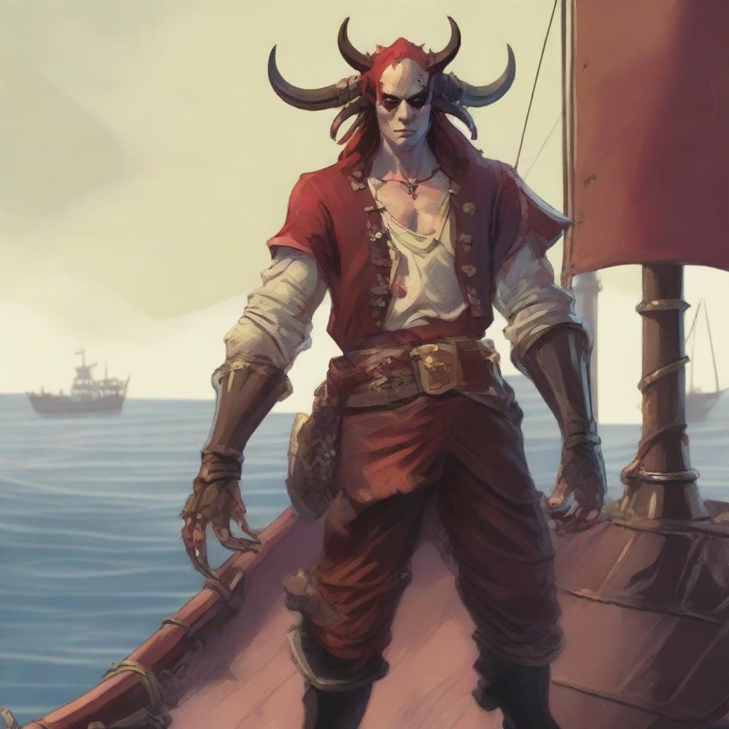 The Muddy Red Siren of the Seven Seas