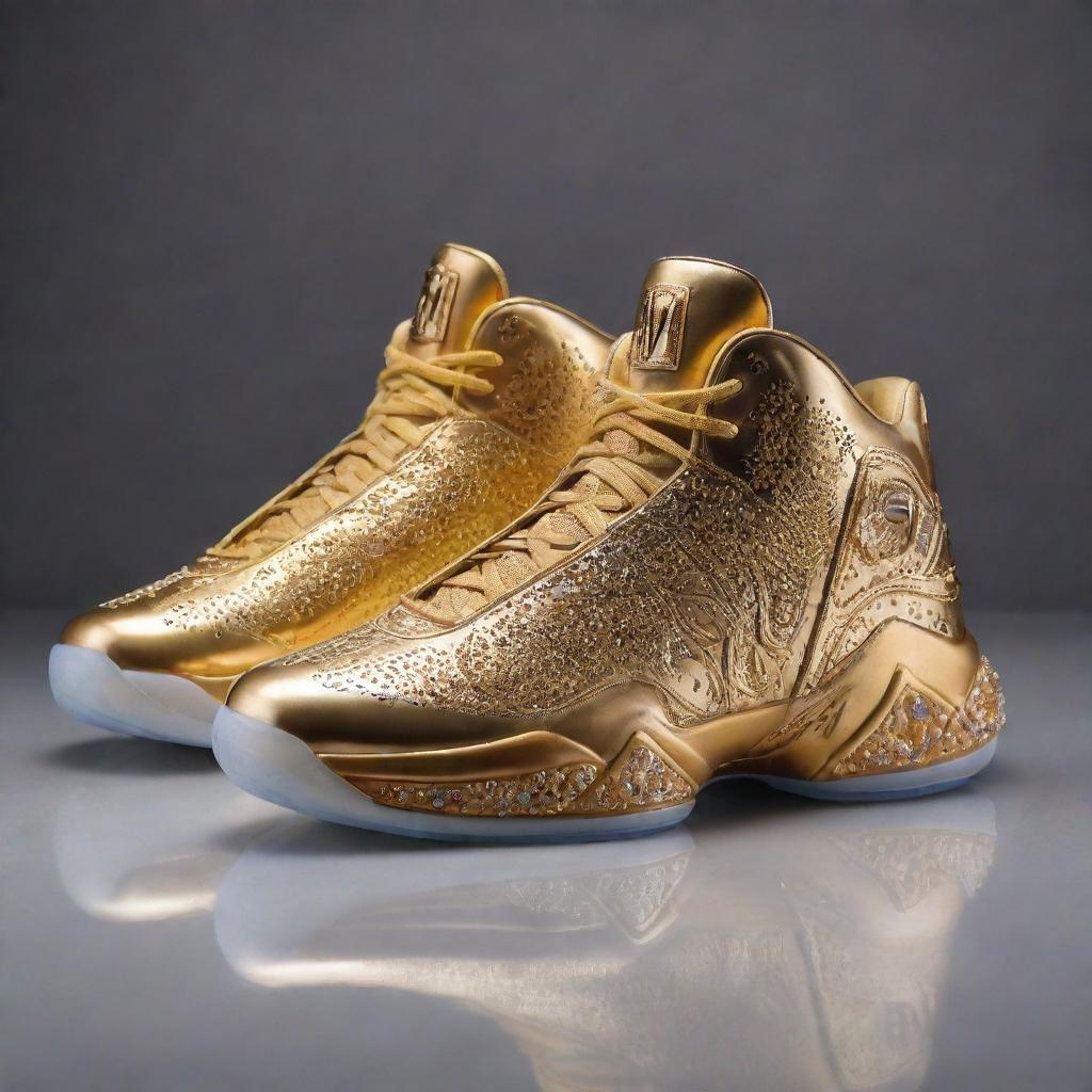 Ultimate Swag: $1M+ Basketball Shoes Fit for a King