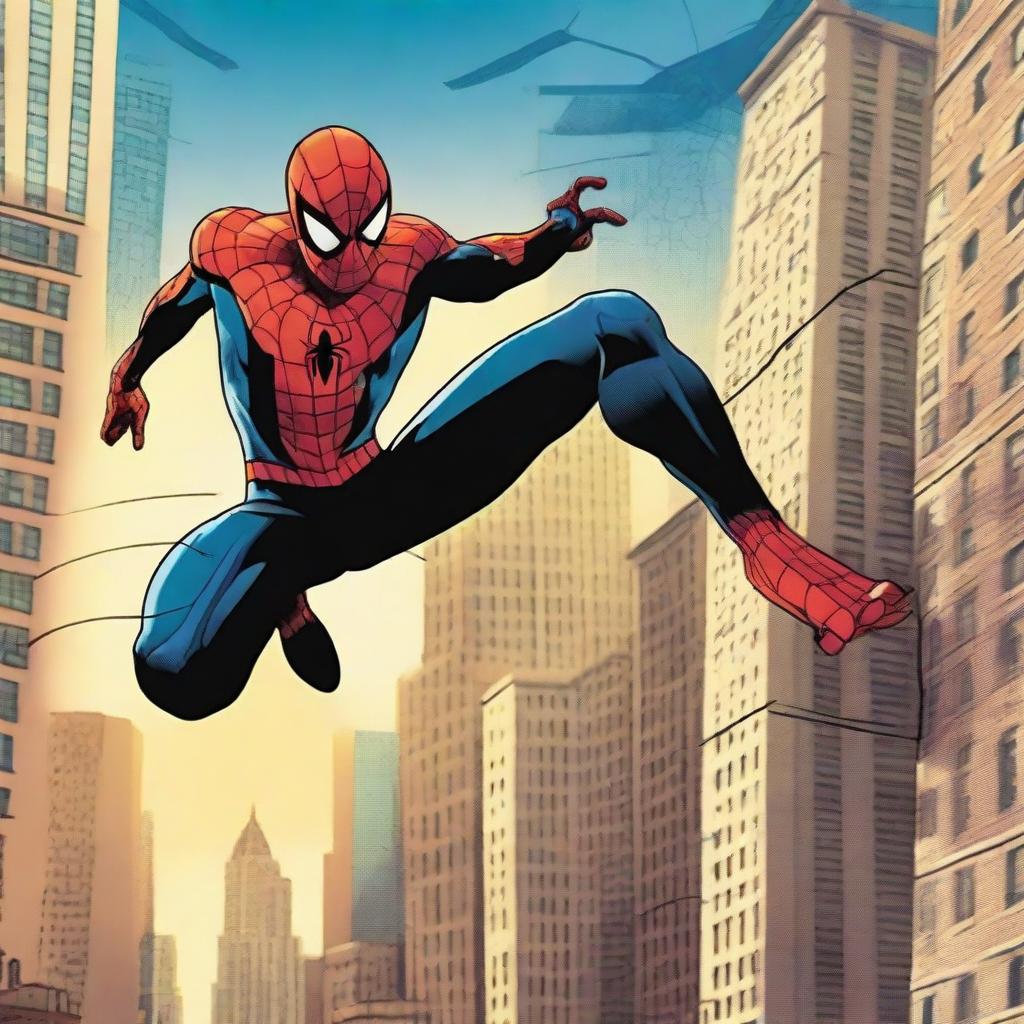Swing Into Action: Spectacular Spider-Man Movie Poster