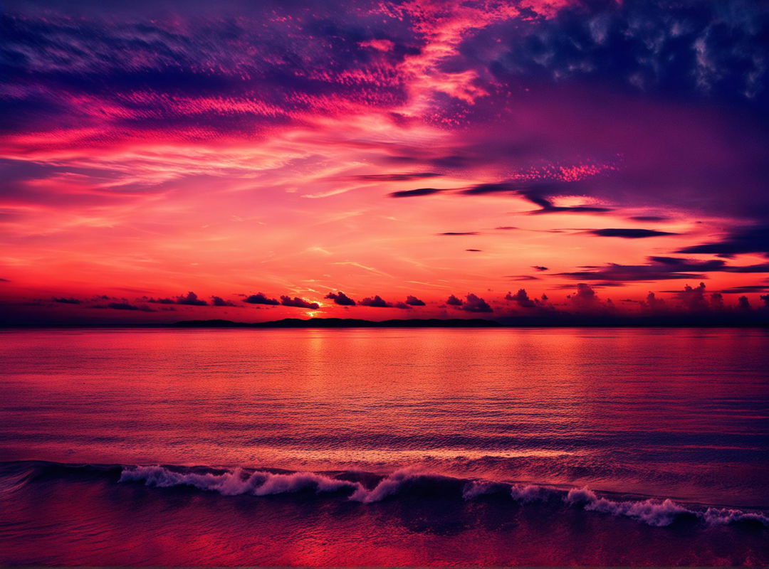 Serenity Defined: A Sunset Paradise