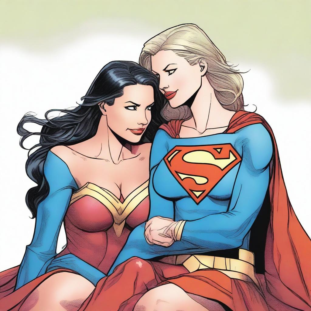 Supergirl and Wonder Woman: A Symbol of Feminine Unity