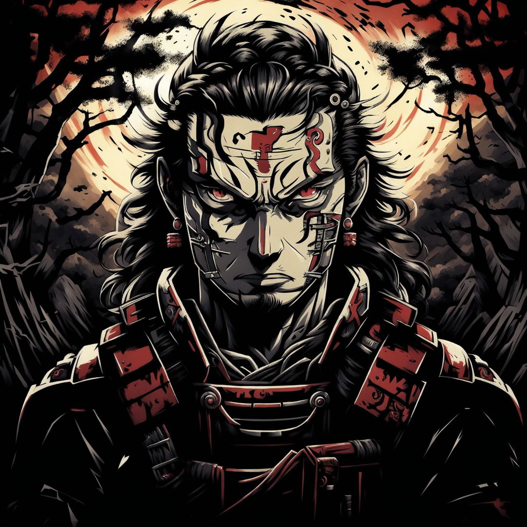 Unwavering Resolve: A Stoic Samurai