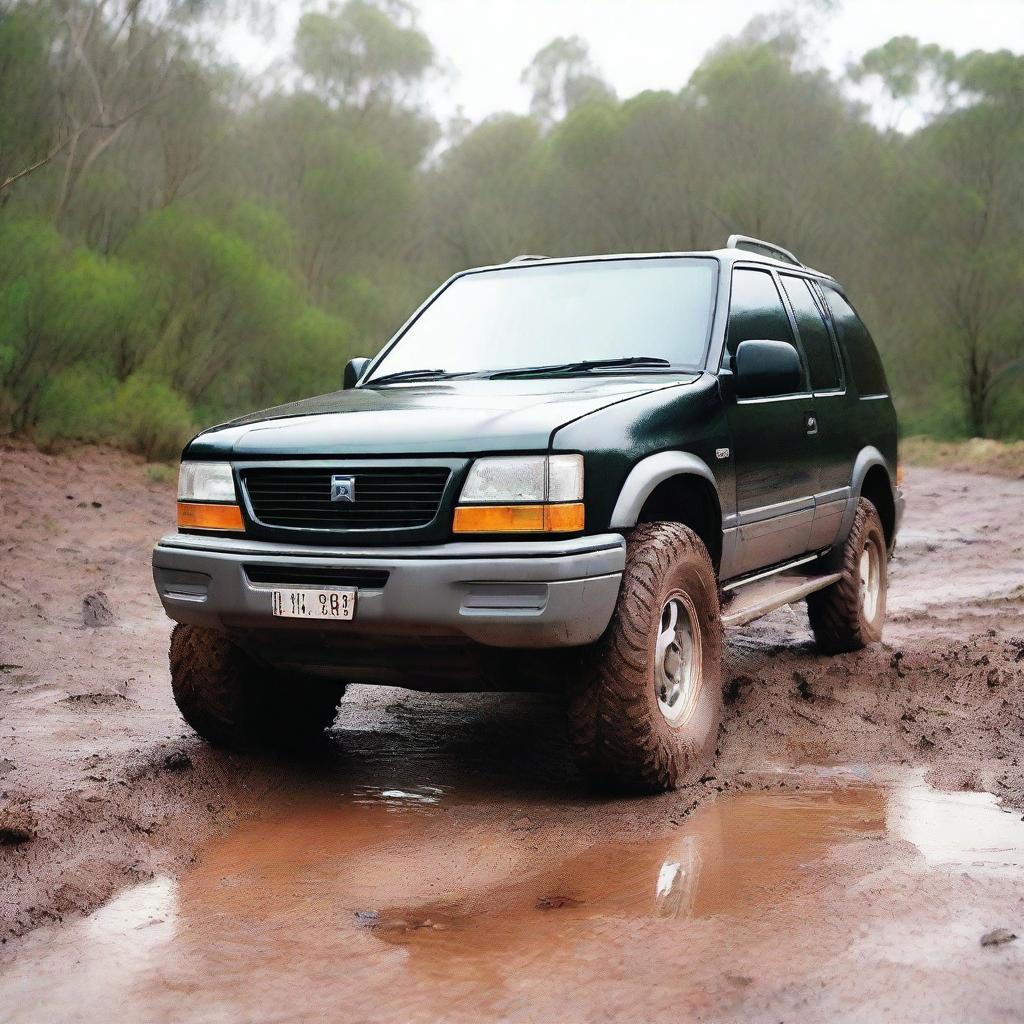 Muddy Conquest: 1996 Holden Frontera 4x4