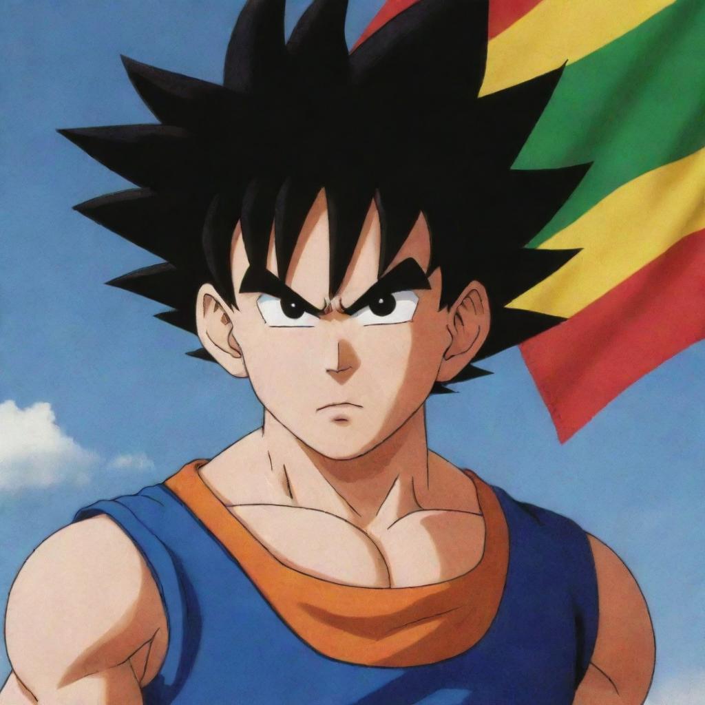 Gokus Unstoppable Spirit: Raising the Flag of Bolivia