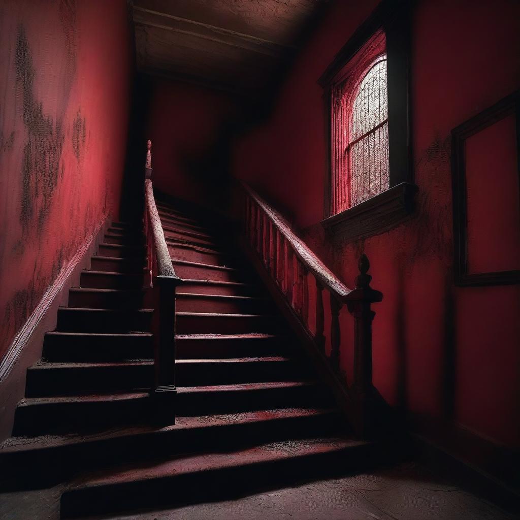 Descend into the Veil of Mystery: Haunted Staircase