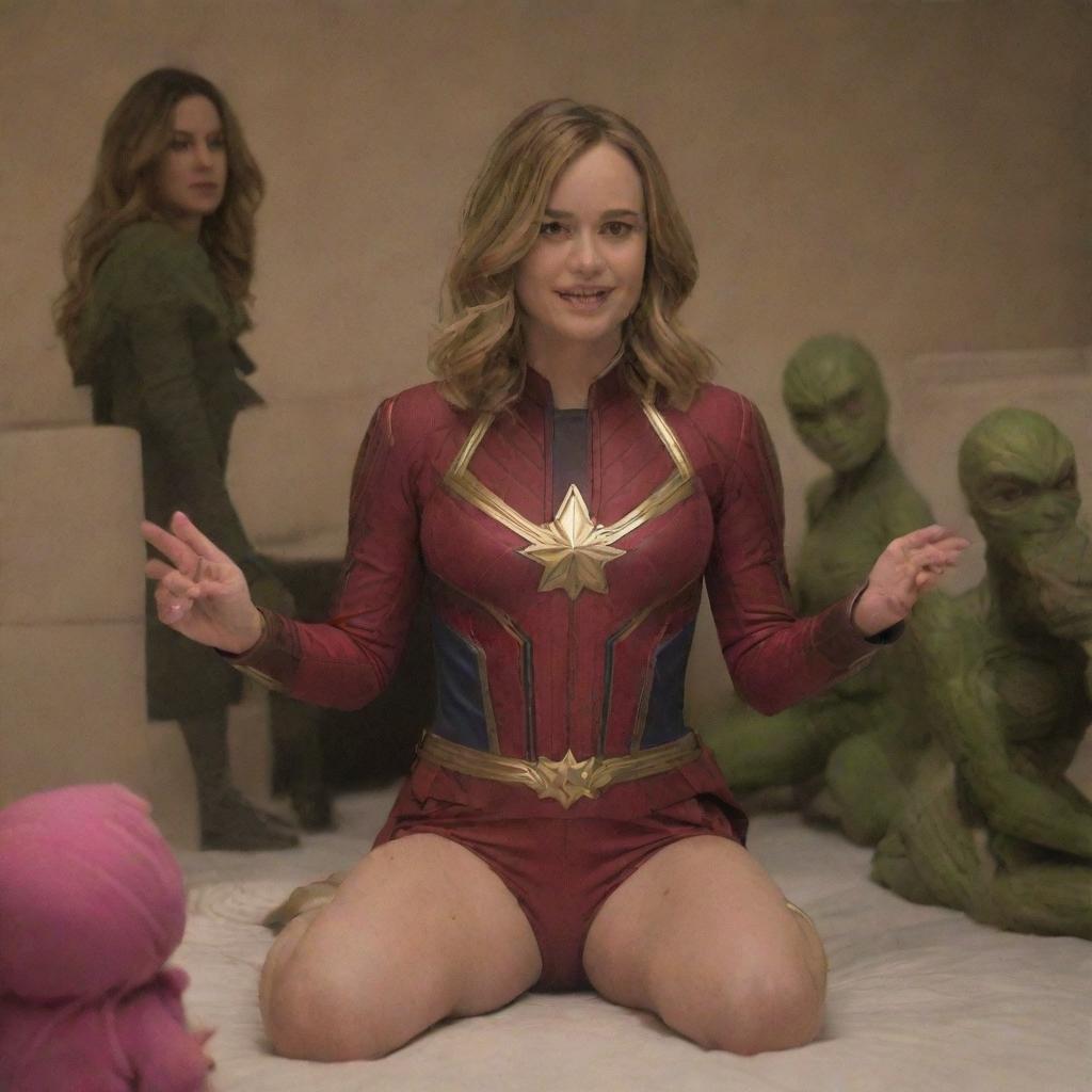 Captain Marvels Cutest Crossover: Alien Babysitters, Meet Captain Marvel
