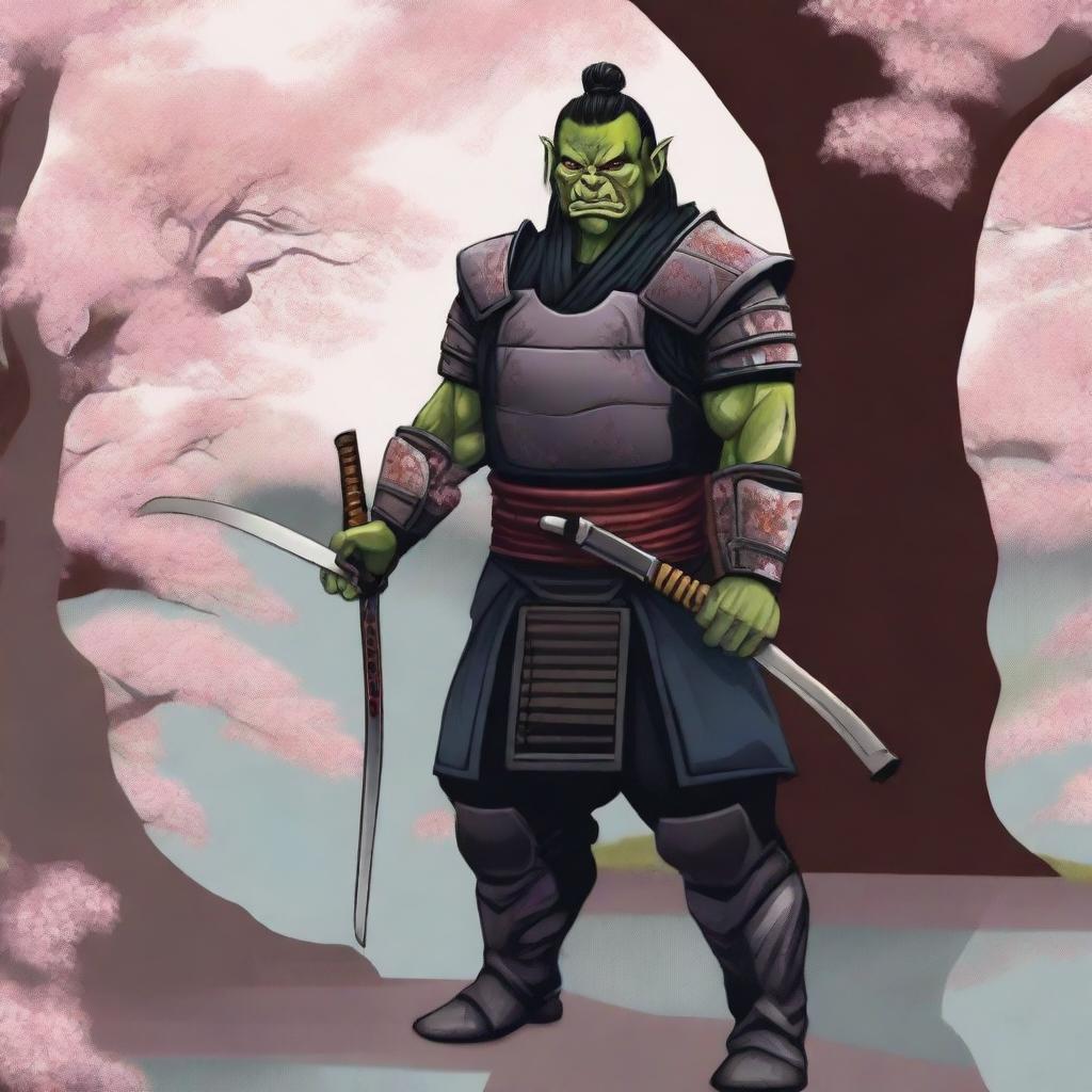 Half-Orc Samurai: Where East Meets West