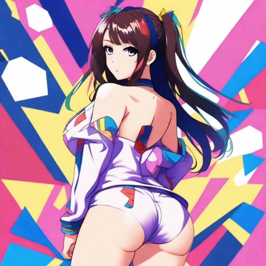 Captivating Anime Girl: A Bold Pose