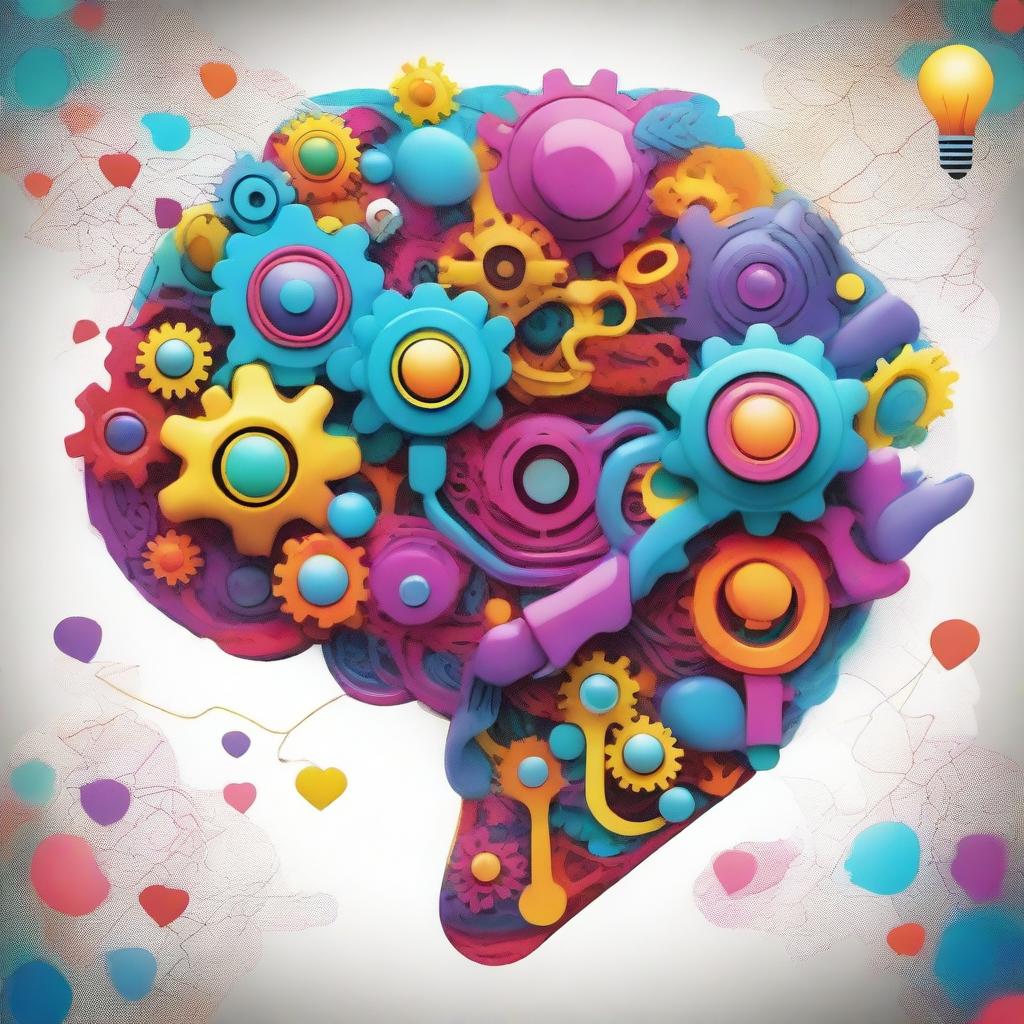 Unleash Creativity: The Vibrant Abstract Brain