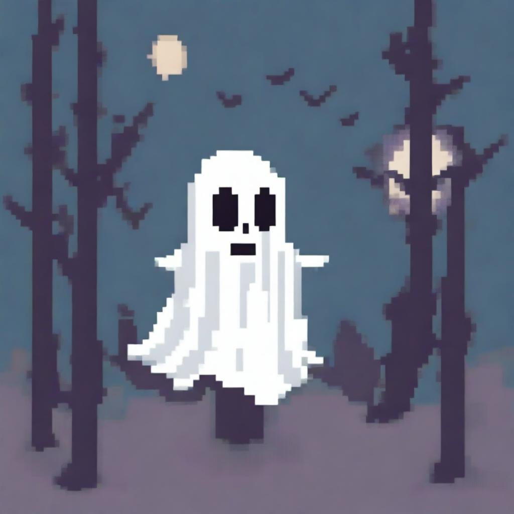 Spooky Animated Ghost