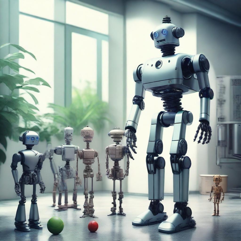 Rusted Rebels: Abandoned Robots of the Future