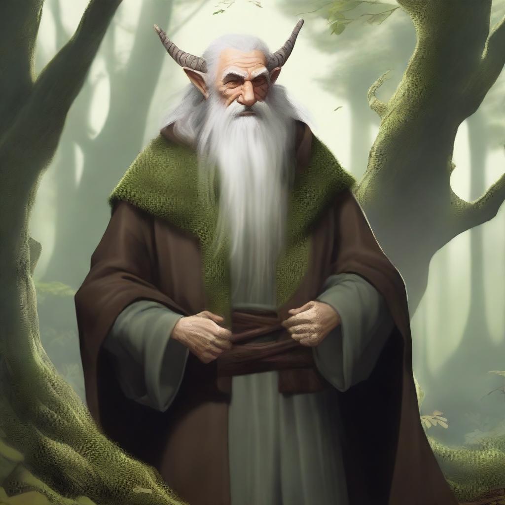 Wisdom and Magic: An Elderly Firbolg Wizard