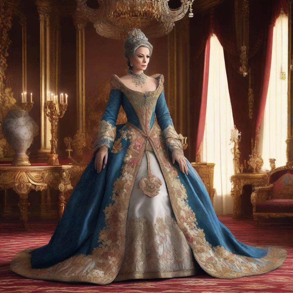 Ari from Planet of the Apes as Catherine the Great