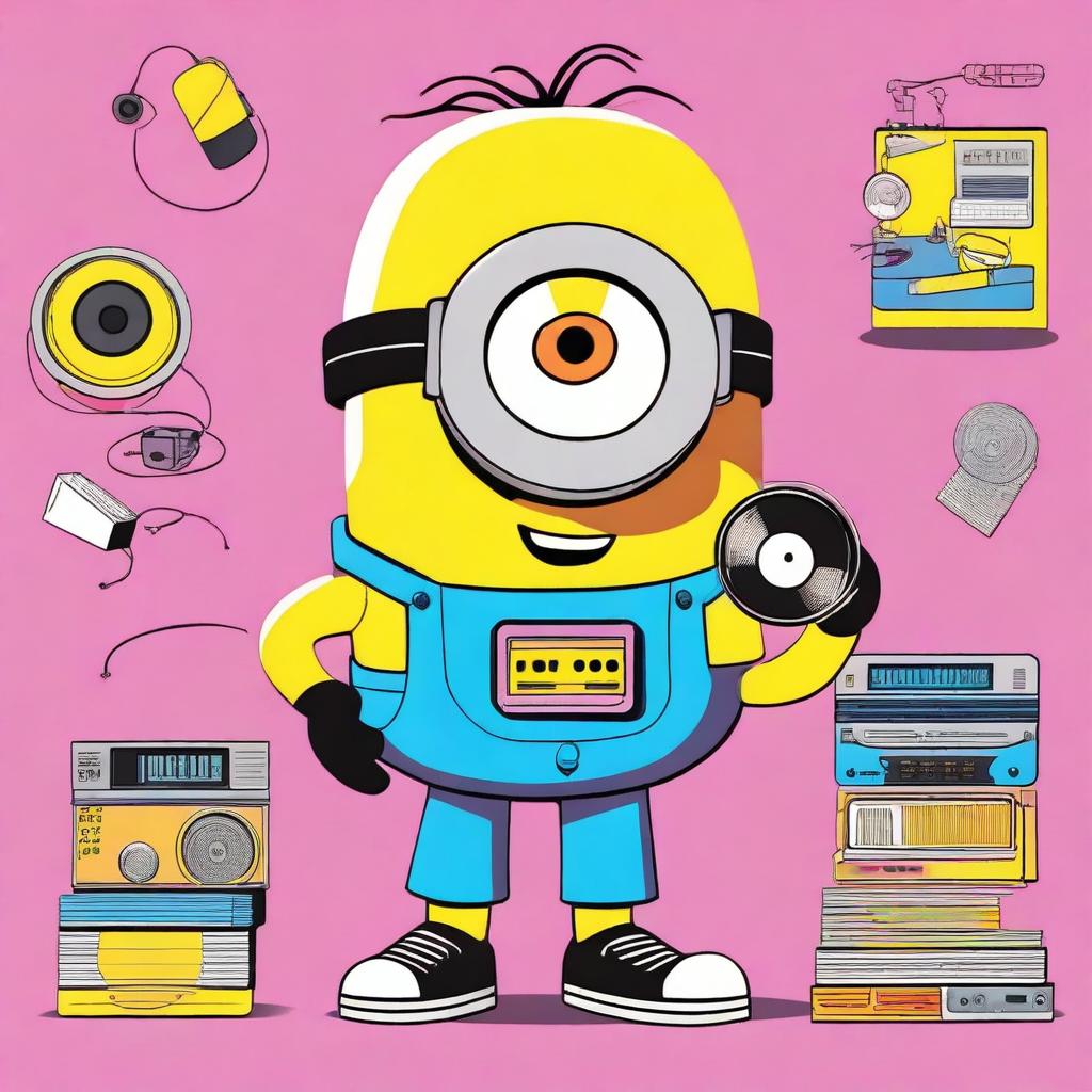 Minion in Y2K Fashion
