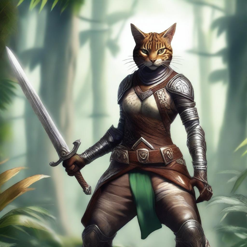 Dynamic Tabaxi Fighter: Unleash Your Adventure