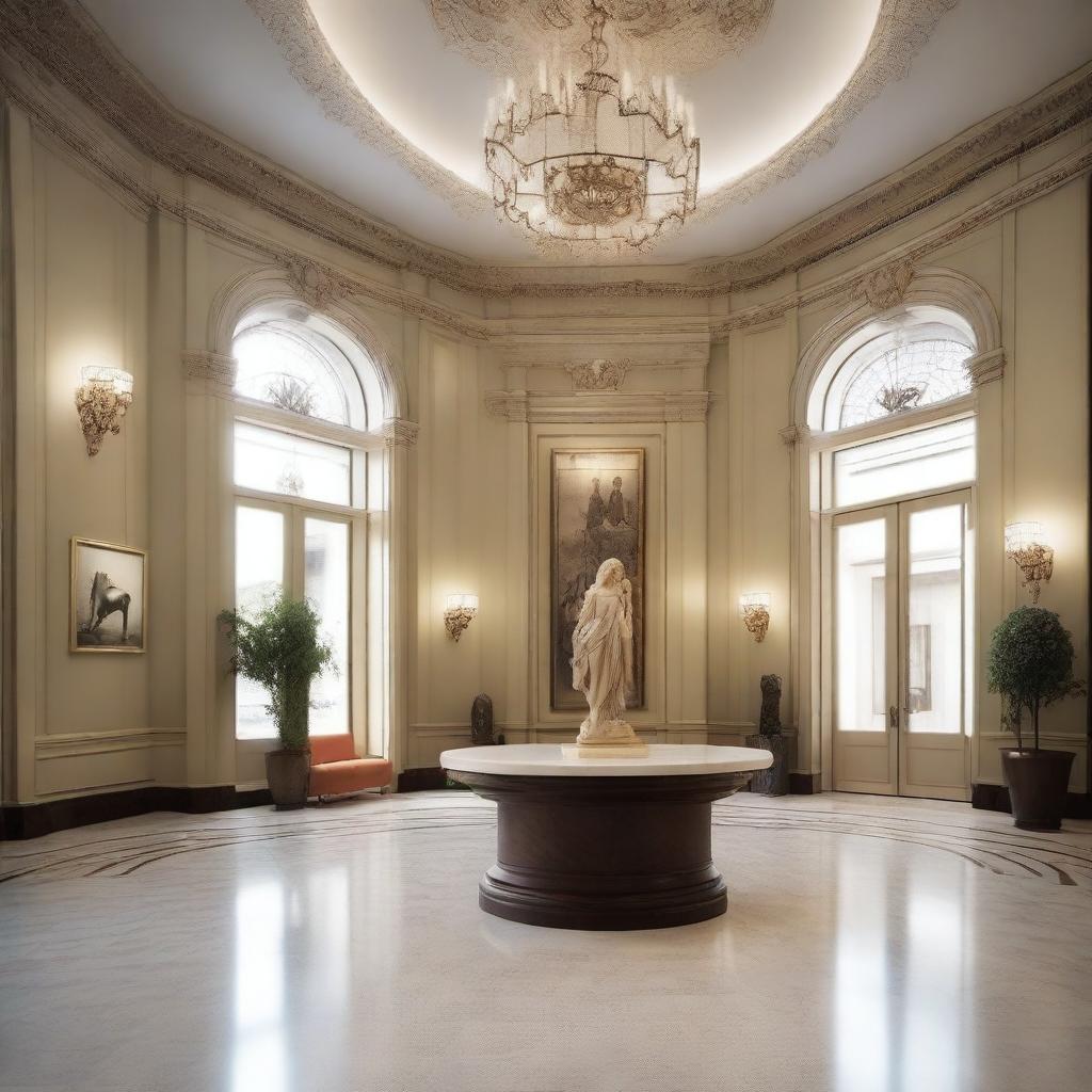 Explore a Modern Classic Museum Lobby