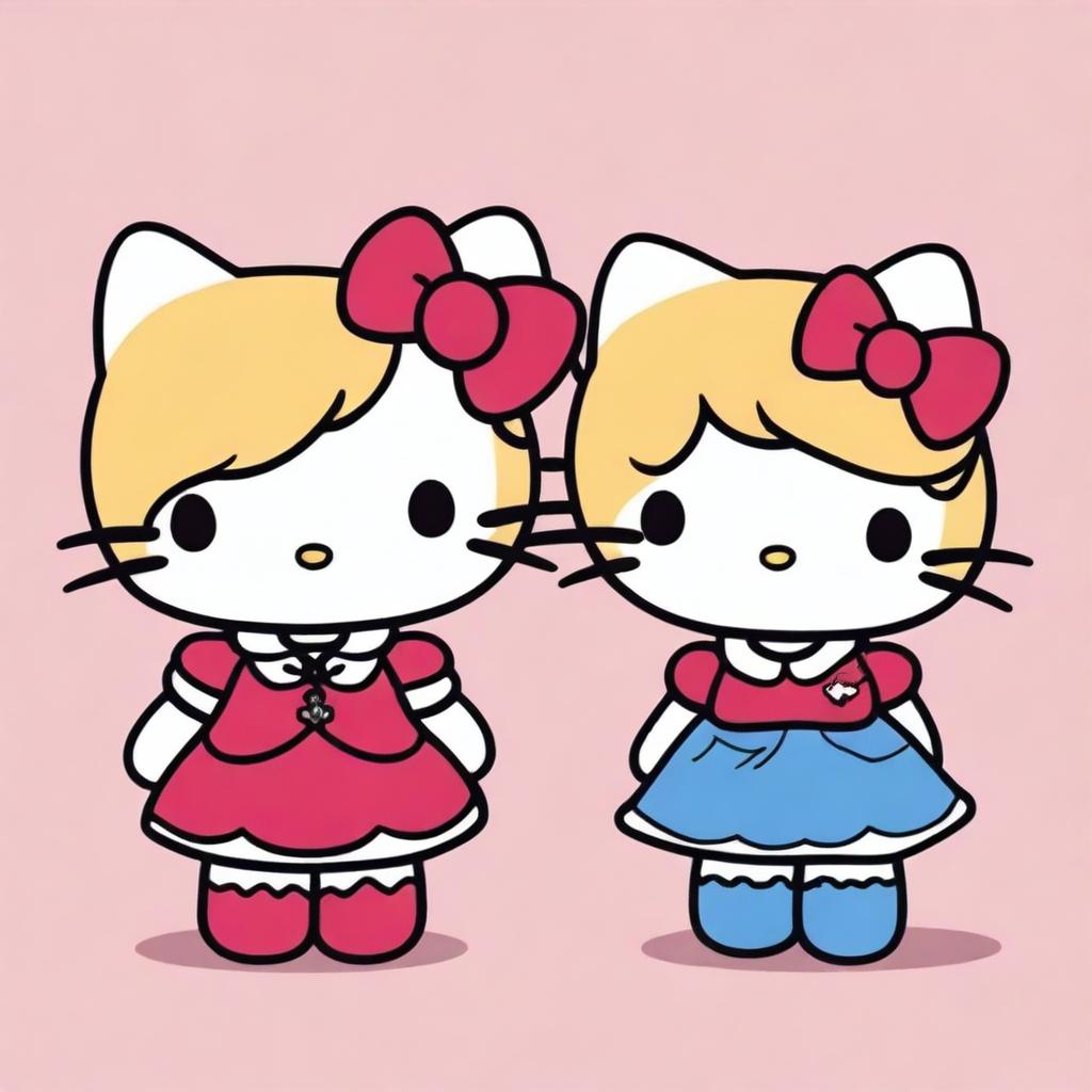 Hello Kitty Friends: Blonde & Burgundy Edition