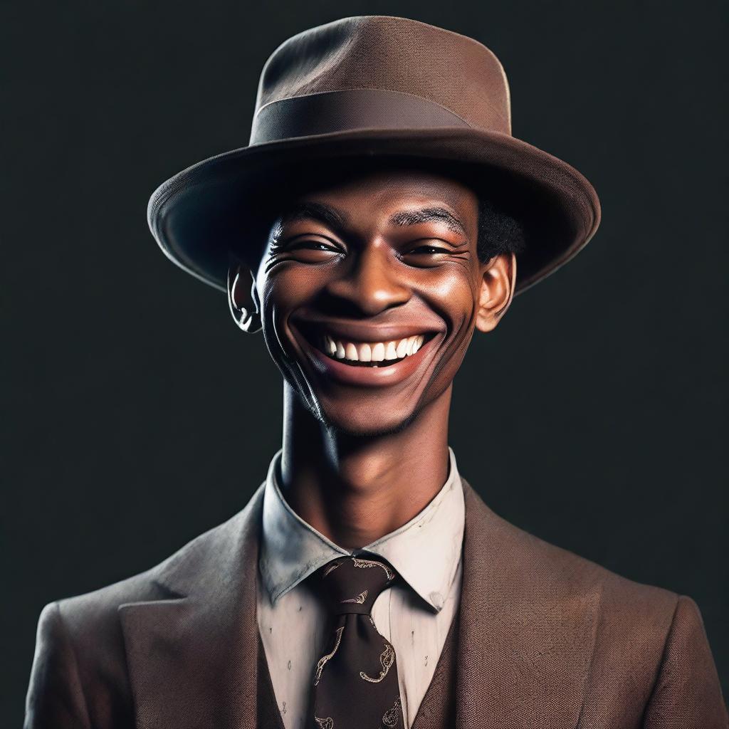 The Exaggerated Smile: A Portrait of Joy