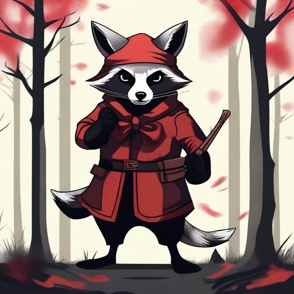 Meet the Shadow Raccoon: Your Cunning Assassin in Style