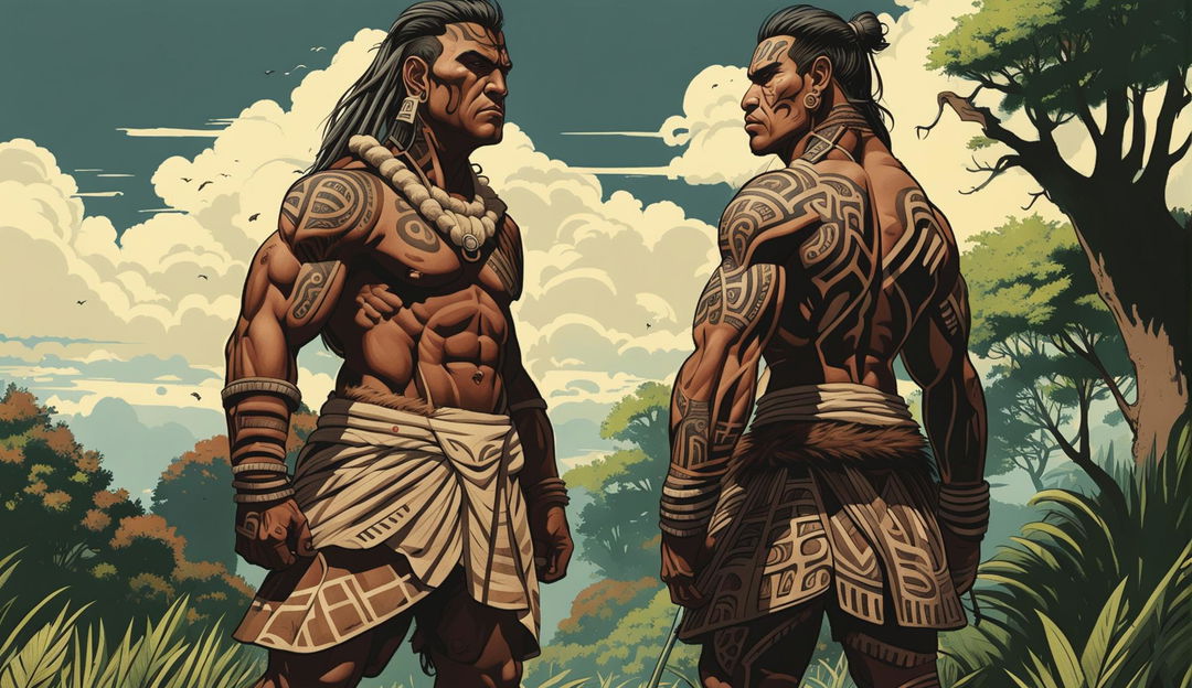 Māori Warrior: A Glimpse of Valor