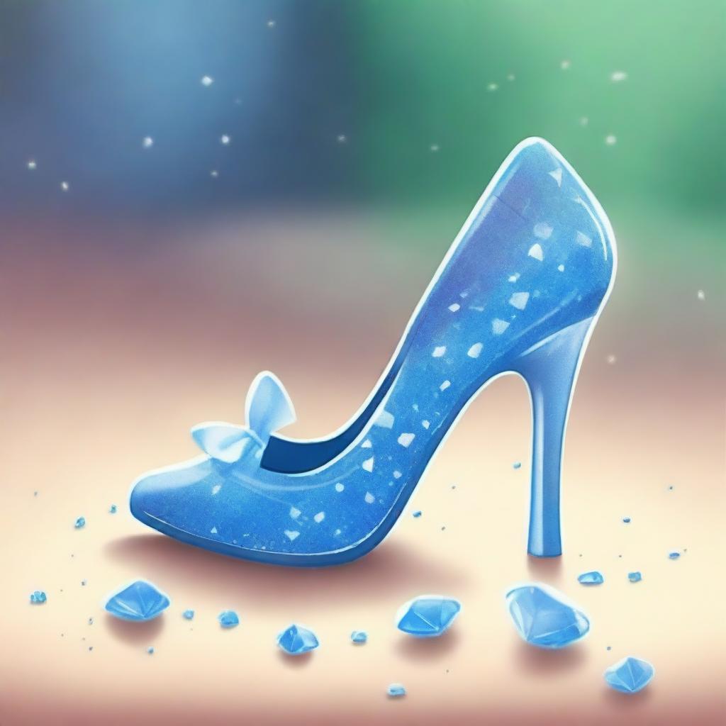 Cinderellas Enchanted Moment: A Broken Glass Shoe