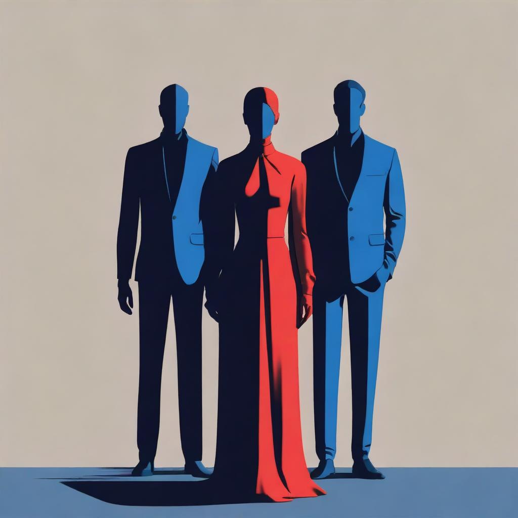 Dark Shadows: Three Mysterious Figures