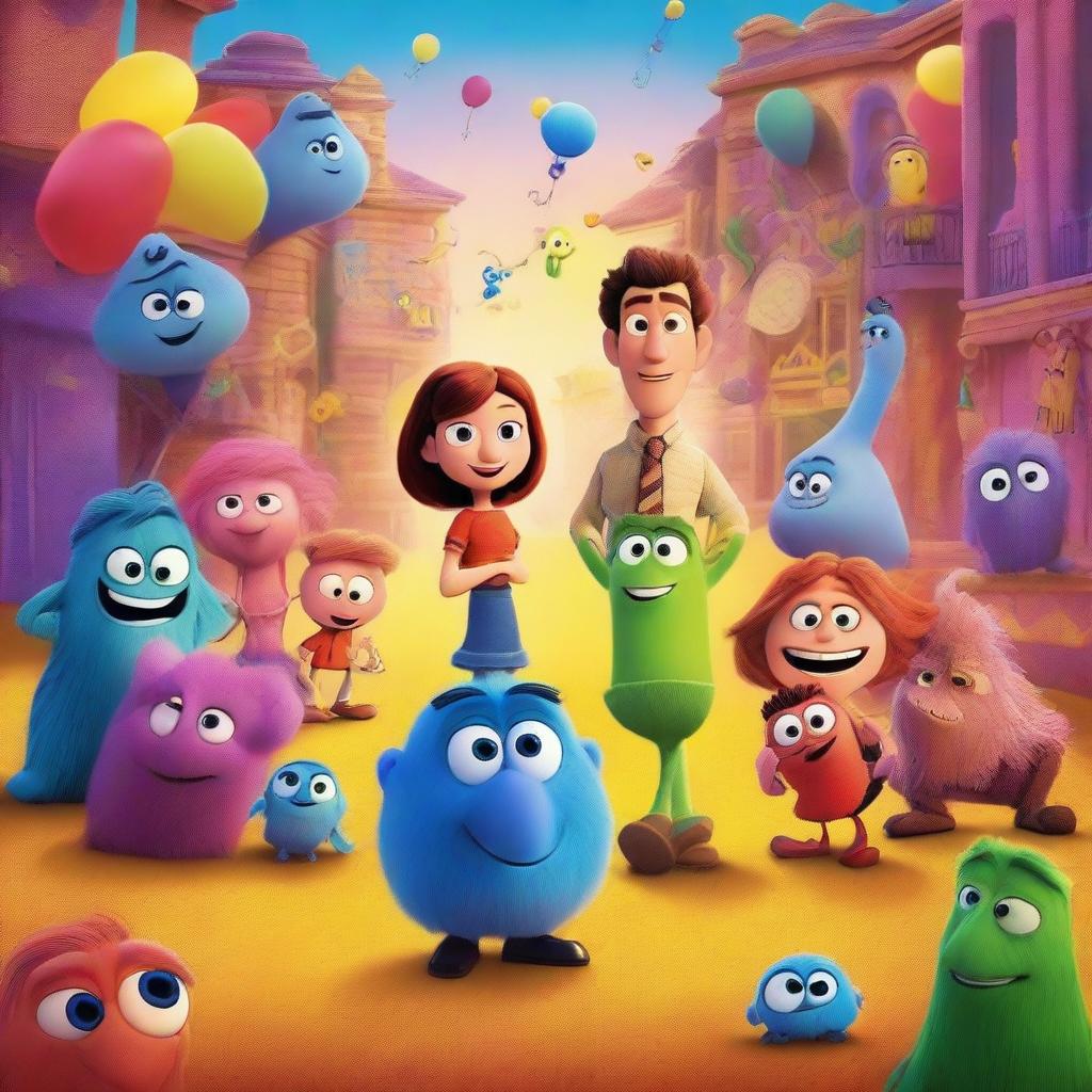 Unleash Adventure: Pixar-Inspired Movie Poster