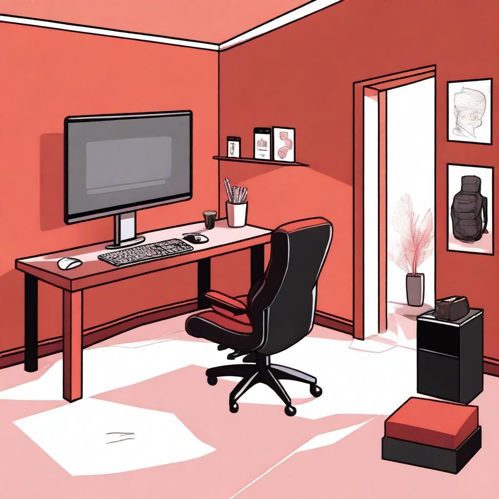 Ignite Your Imagination: Players Room with Red Walls