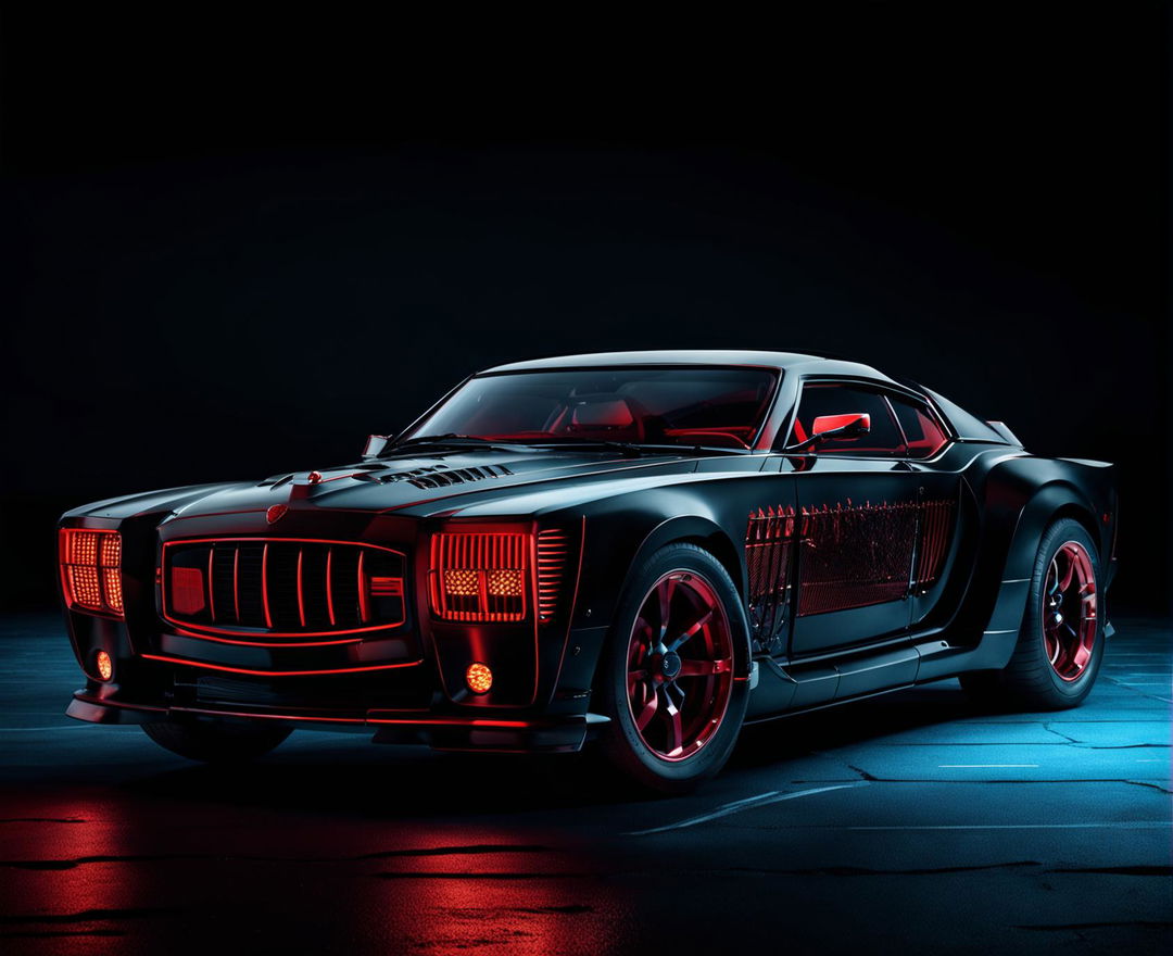 Unleash the Gothic: Count Muscula Inspired Car