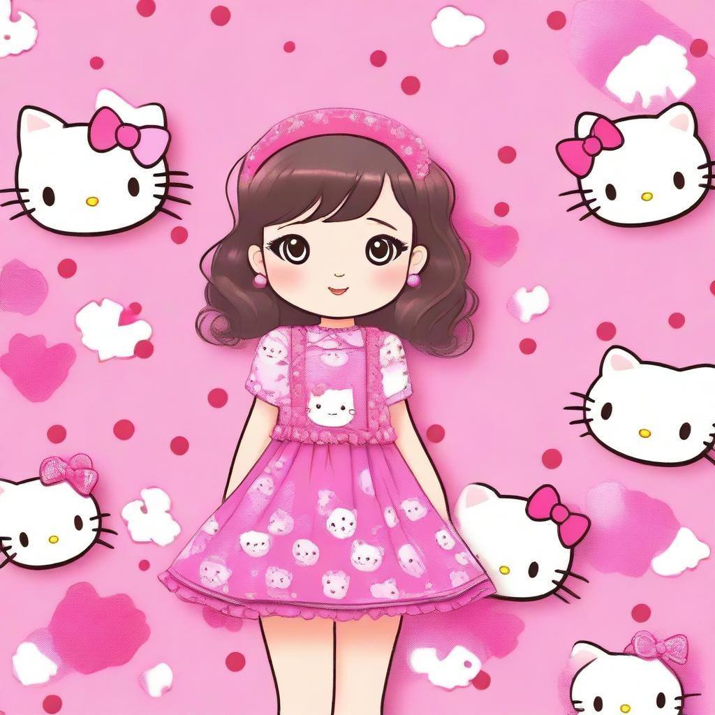Cutest Hello Kitty Fashion - Adorable Pink Dress