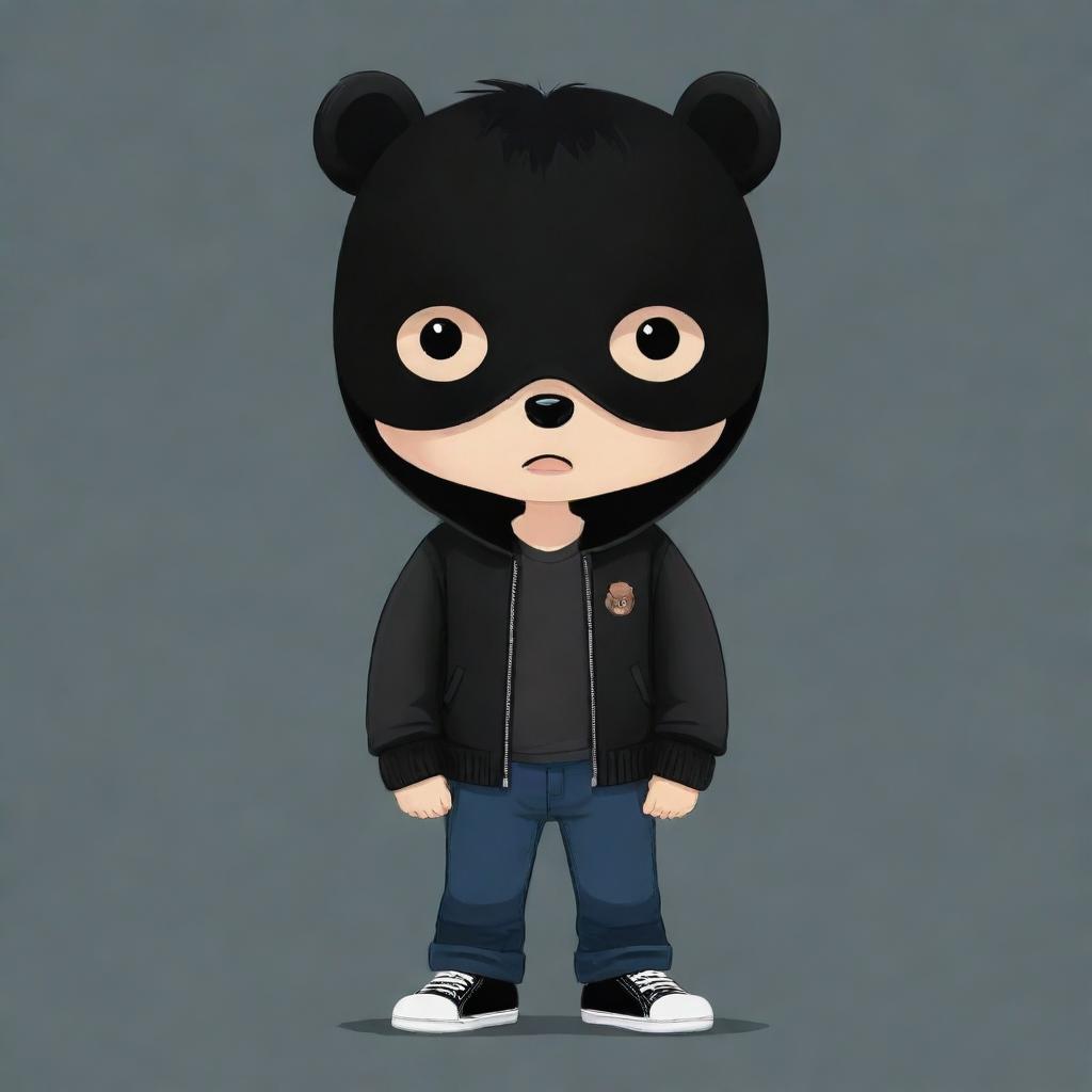 Kawaii Boy in Black