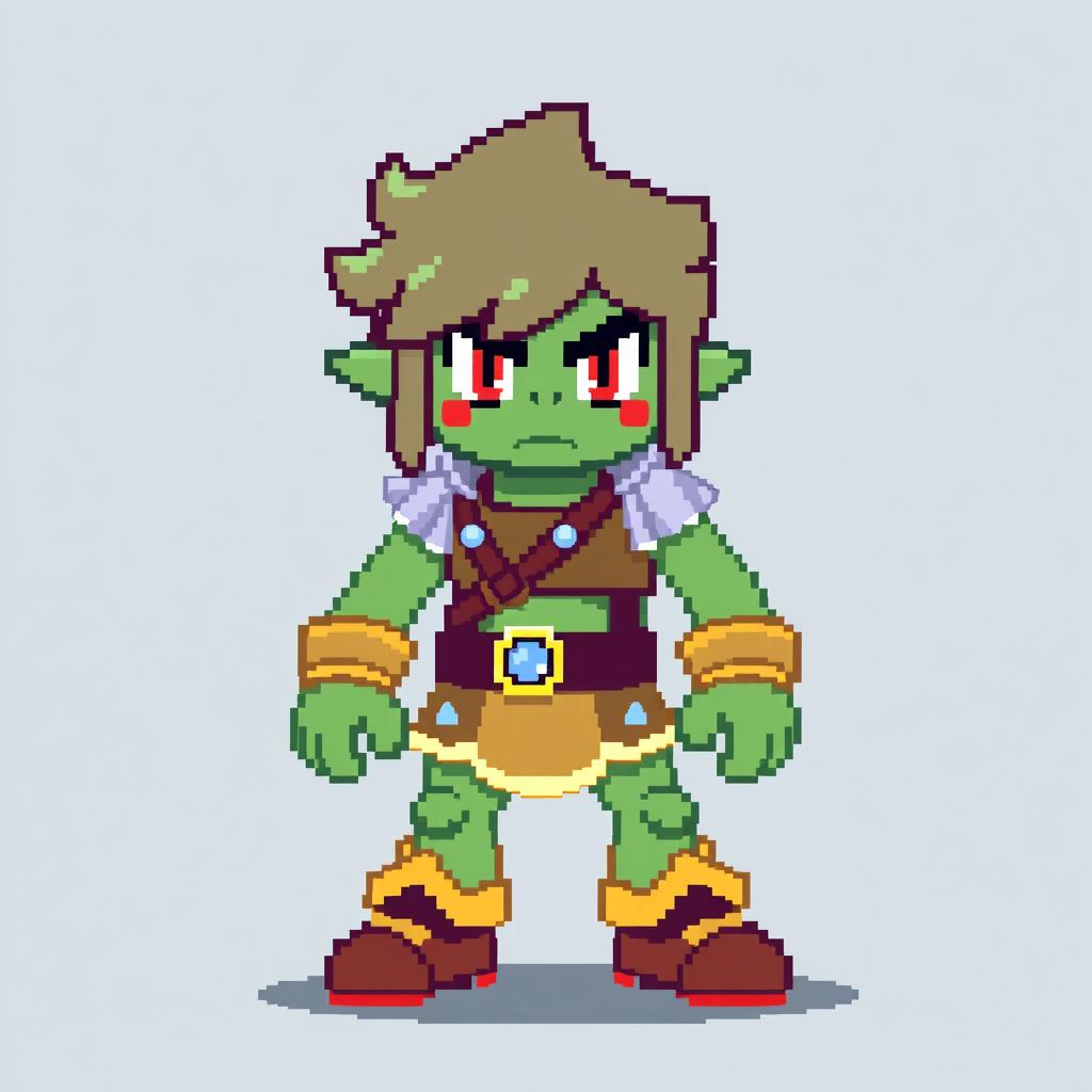 Level Up Your Game: 8-Bit Shulk from Super Smash Bros