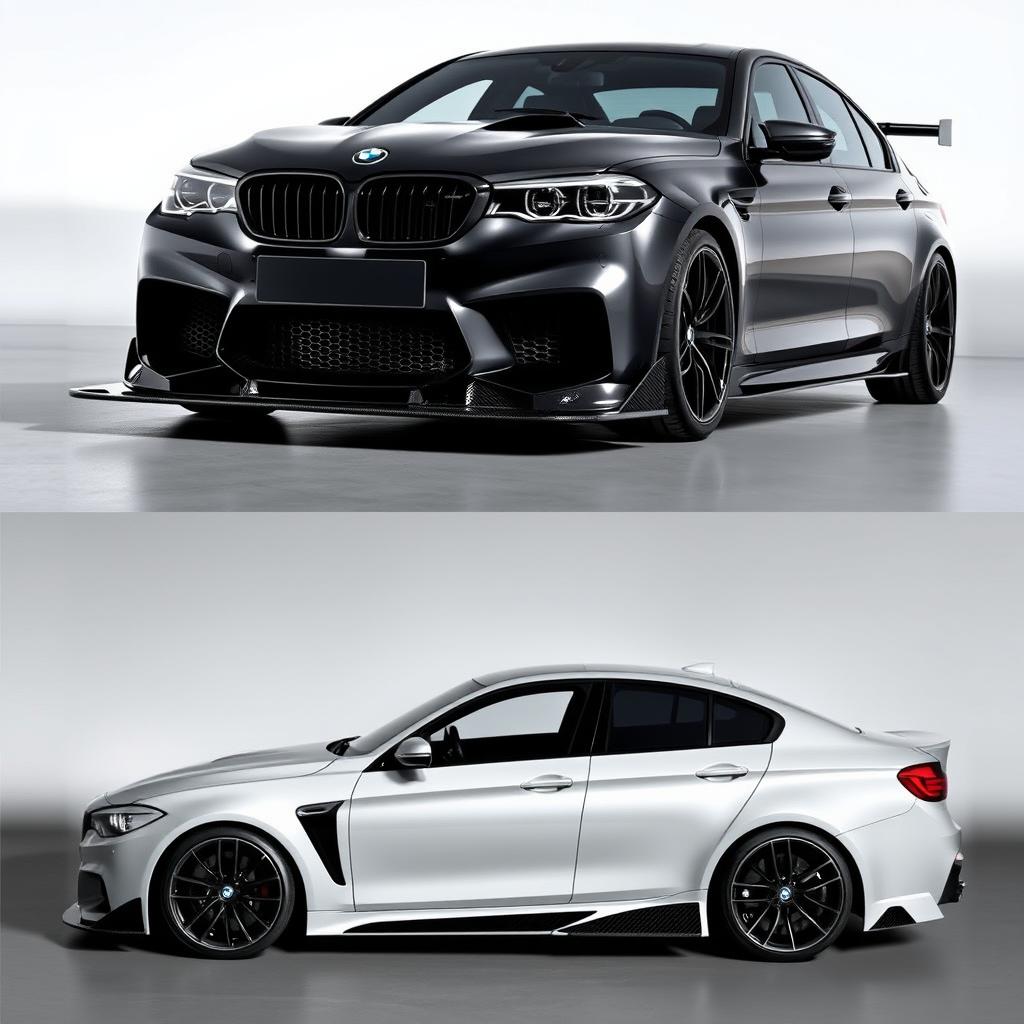 Unleash Power: BMW M5 with Carbon Fiber Bodykit