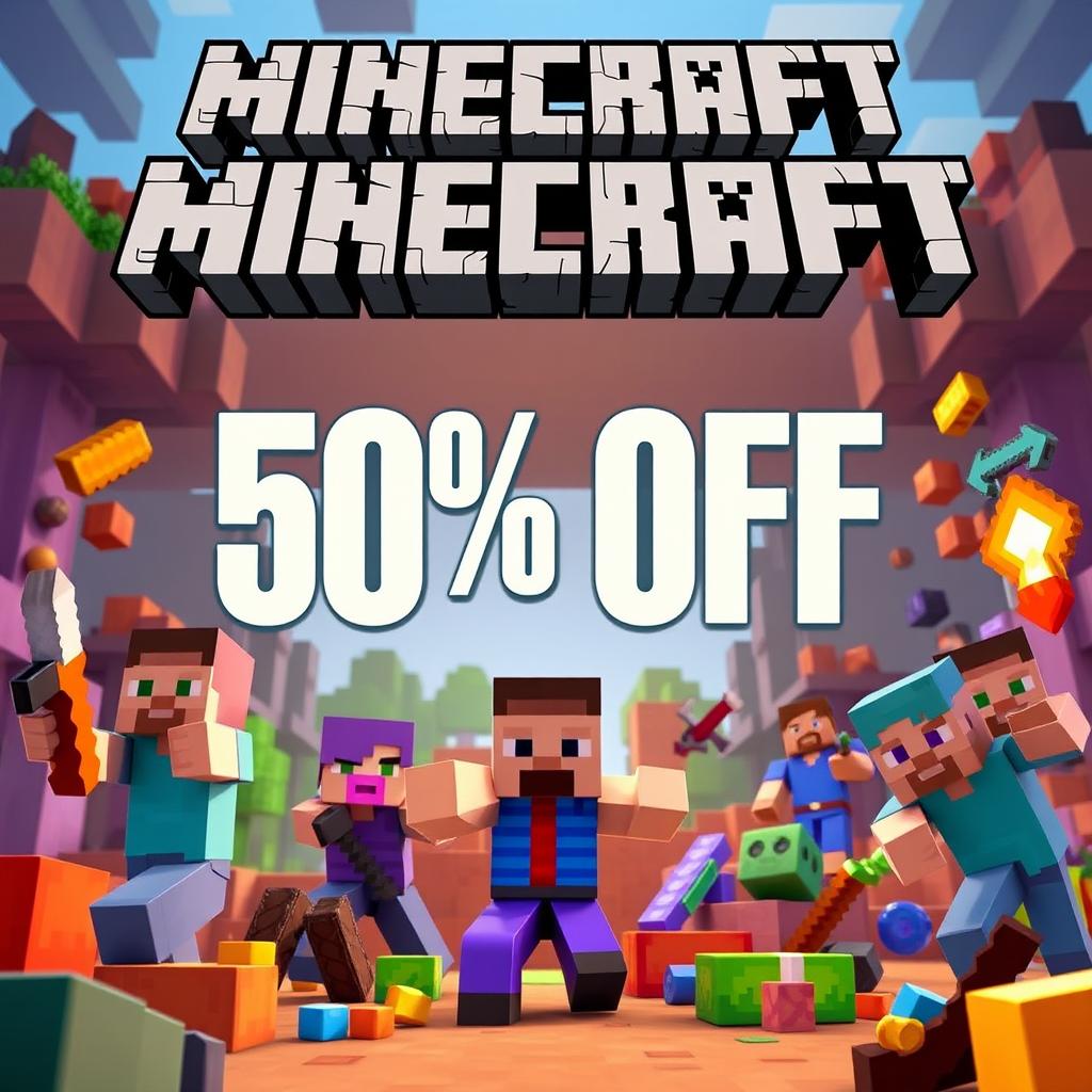 50% OFF Minecraft! Grab Your Copy Now!