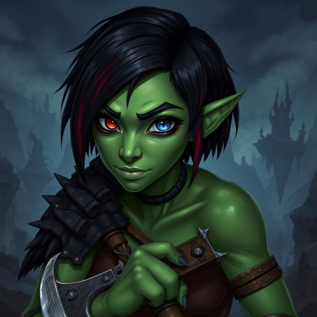 Unleash the Githyanki Fury: Green-Skinned Barbarian