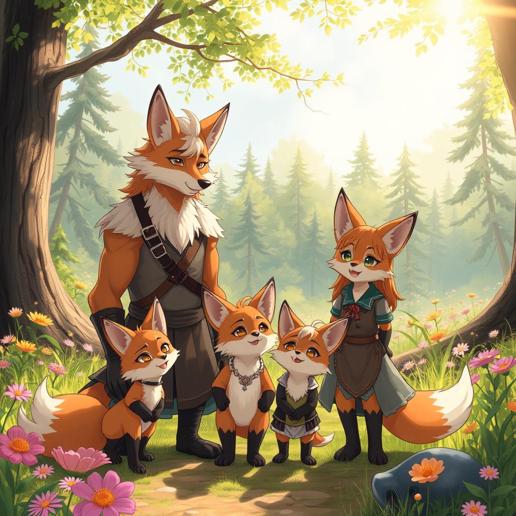 Meet the Kawaii Fox Fam