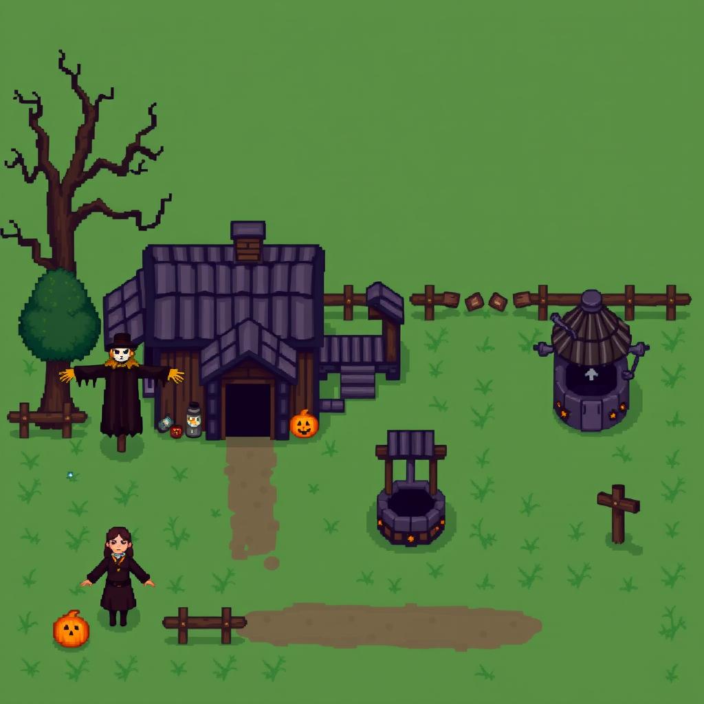 Mystical Dark Fantasy Grove