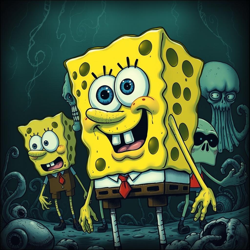 Spongebob Squarepants Meets Horror: A Junji Ito Twist