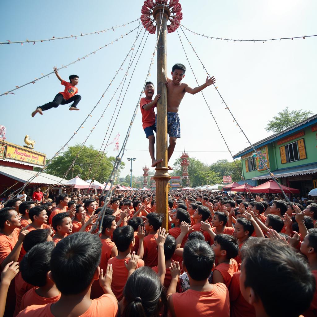 Panjat Pinang: The Thrilling Game of Indonesian Tradition