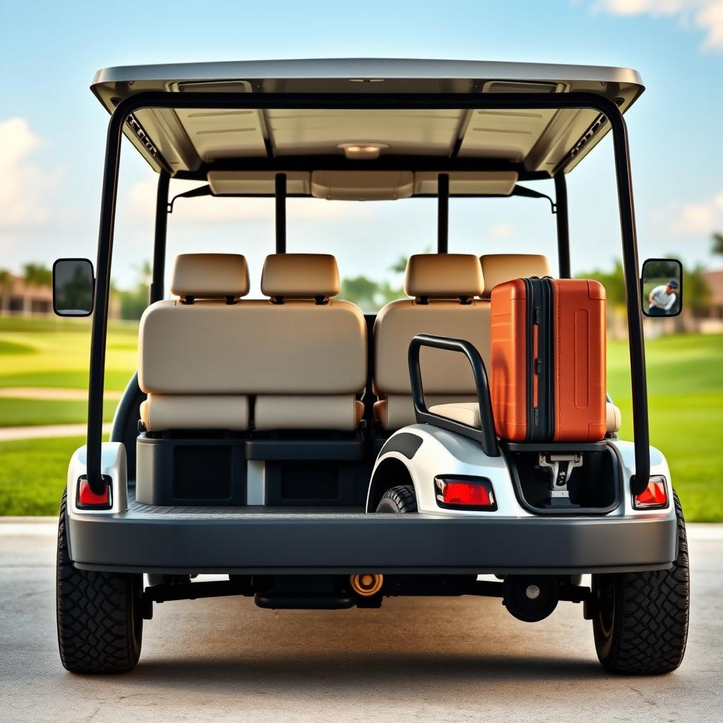 Mogul on Wheels: 9-Seater Golf Cart Luxury