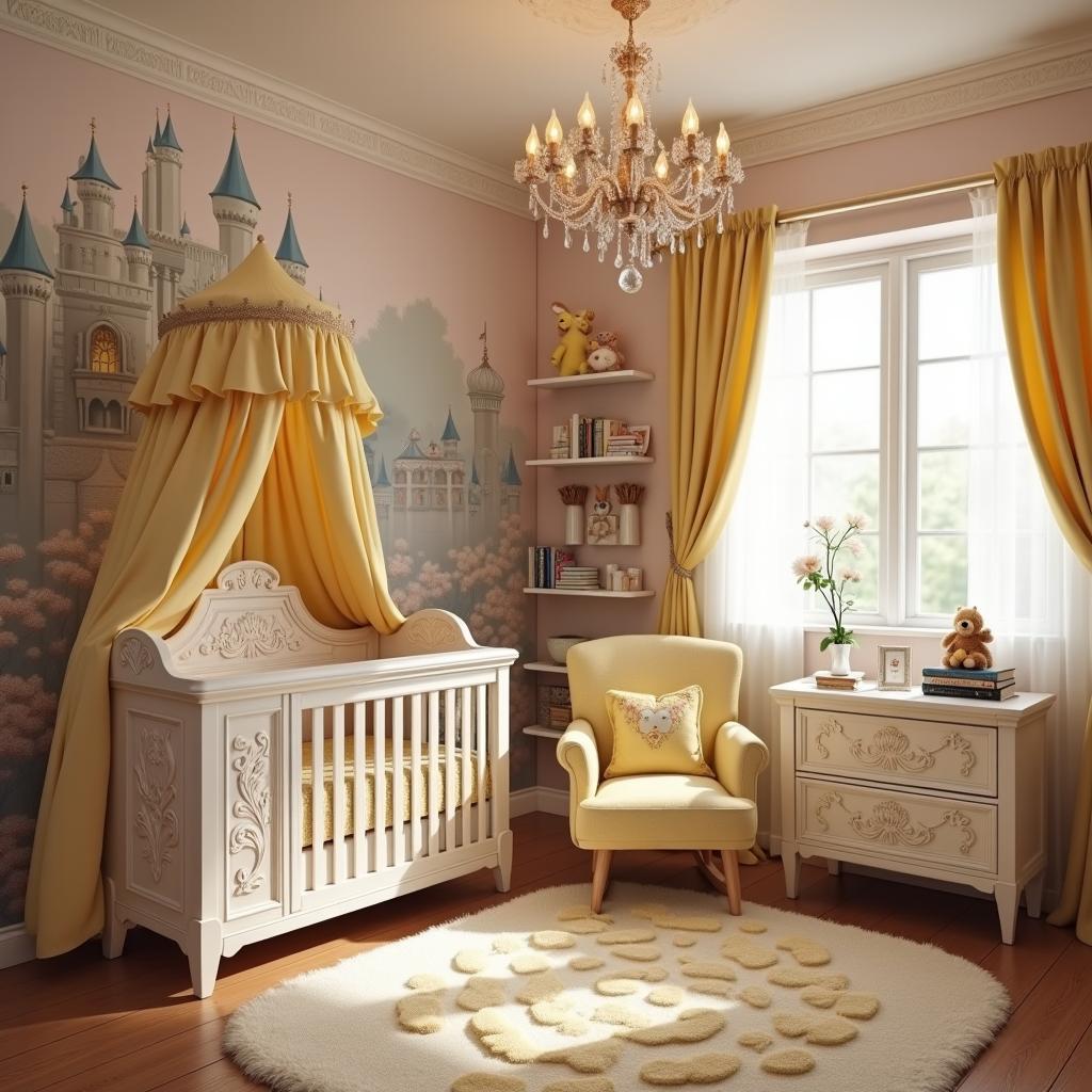 Enchanted Sanctuary: Beauty and the Beast Inspired Baby Room