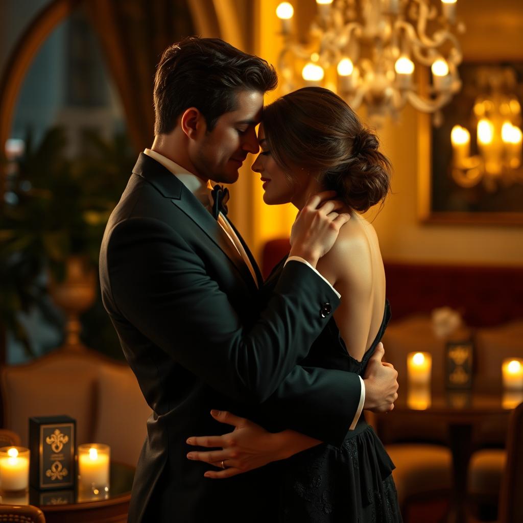 Intimate Embrace: A Gaze of Love